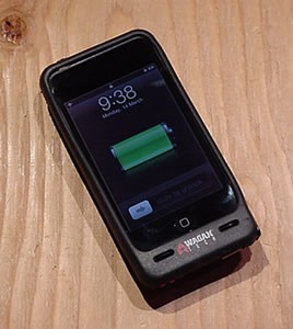 eCharger Solo - Charging an iPod Touch