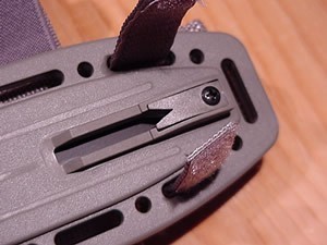 LMF II - Leg Strap Sharpener (green model shown here)