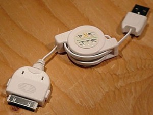 Retractable Apple Sync Cable