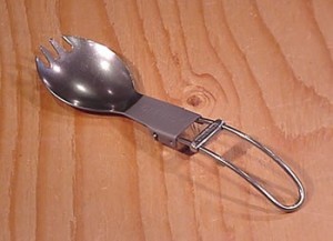 Titanium Folding Spork