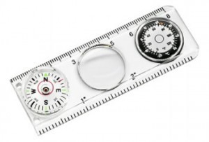 DMT Ruler Compass with Thermometer