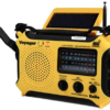 kaito ka500l emergency multi-band radio solar dynamo crank yellow