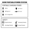 DuraCUBE portable solar power pack features