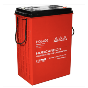 hub hc6-420 lead-carbon deep cycle AGM battery